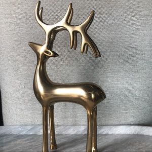Antique gold raindeer
